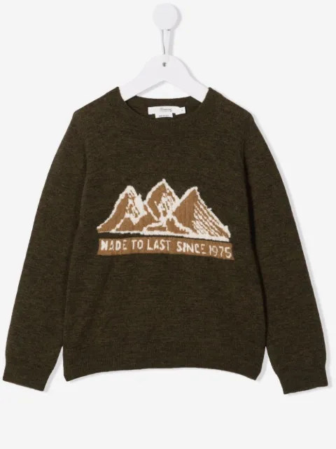 Bonpoint Sweatshirt mit Slogan-Print