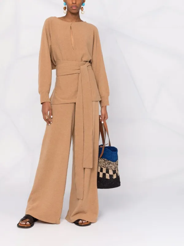 CONCEPTO wide-leg Knitted Trousers 