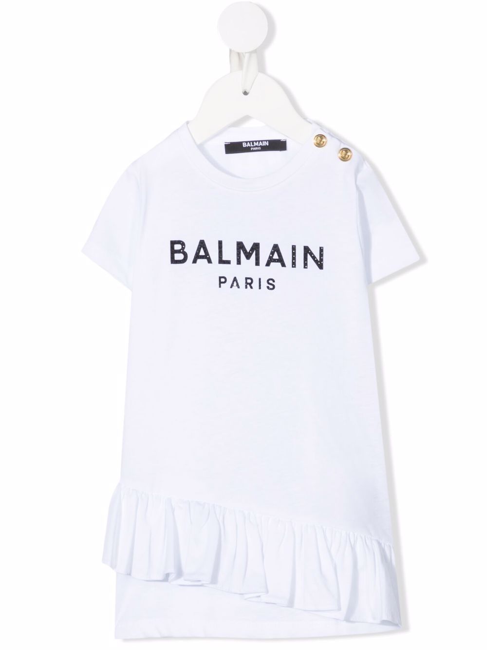 фото Balmain kids платье с логотипом