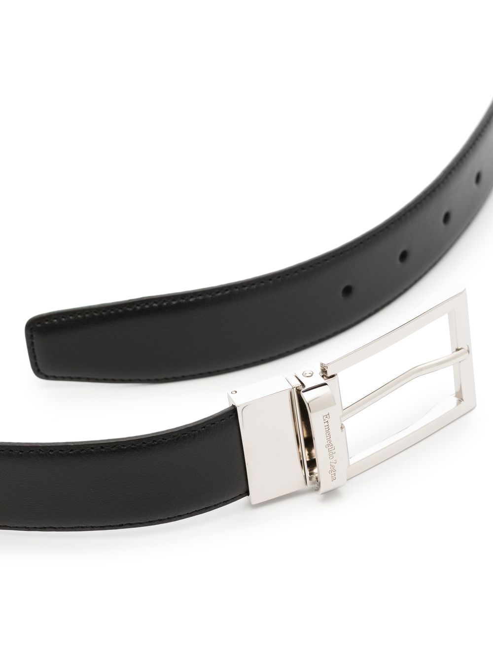 Zegna Reversible Buckle Leather Belt - Farfetch