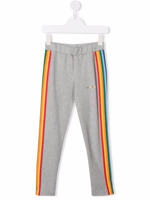 Palm Angels Kids side stripe trackpants