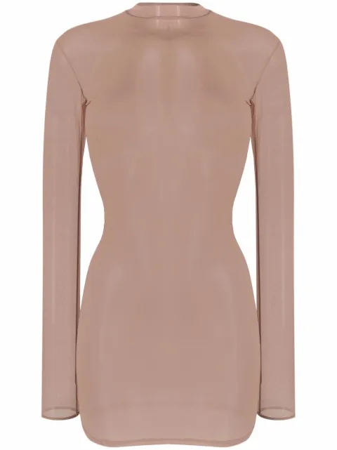 maison close 长袖半透明吊带背心