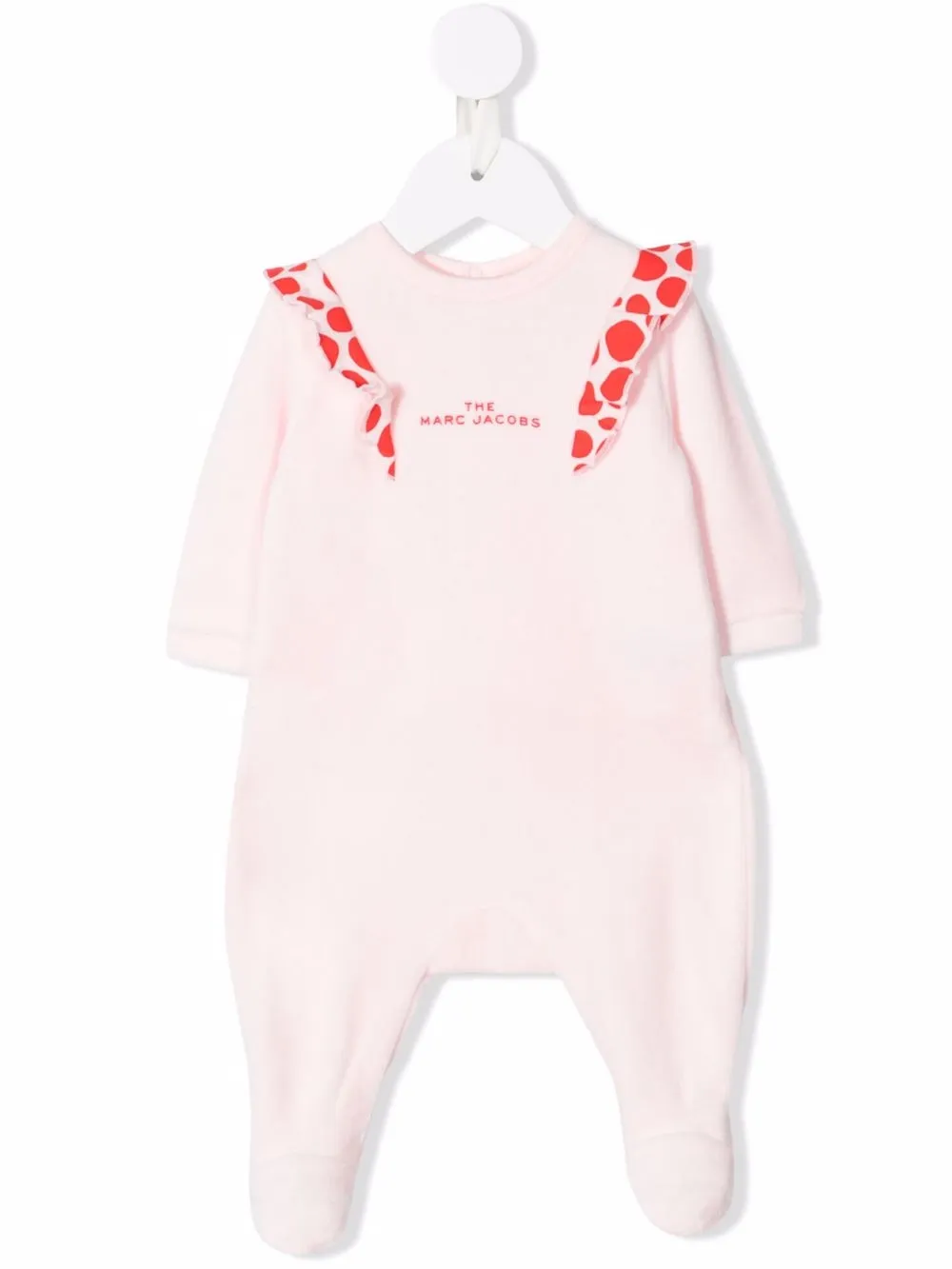 

Marc Jacobs Kids polka dot-print logo pajamas - Pink