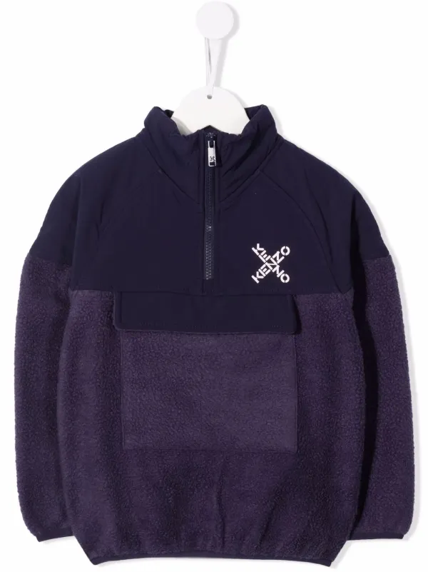 kenzo zip jumper
