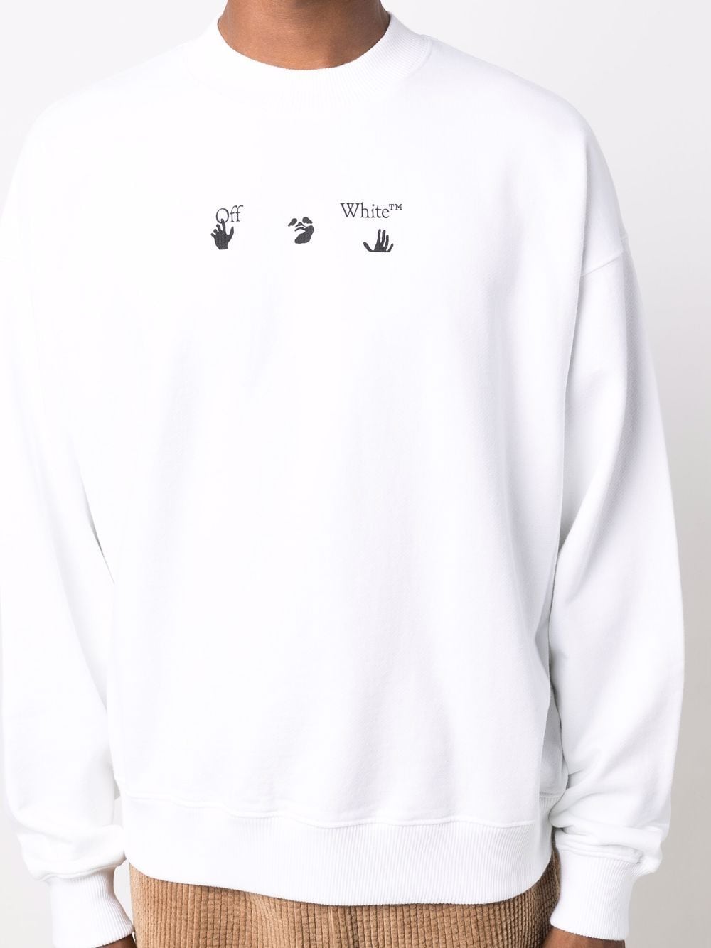 Off-White Arrows Tree crew-neck Sweatshirt - Farfetch