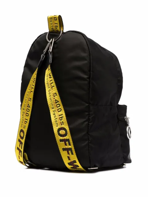 off white mini nylon backpack