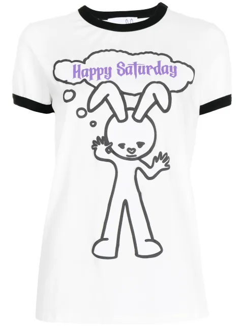 Natasha Zinko happy sunday-print T-shirt