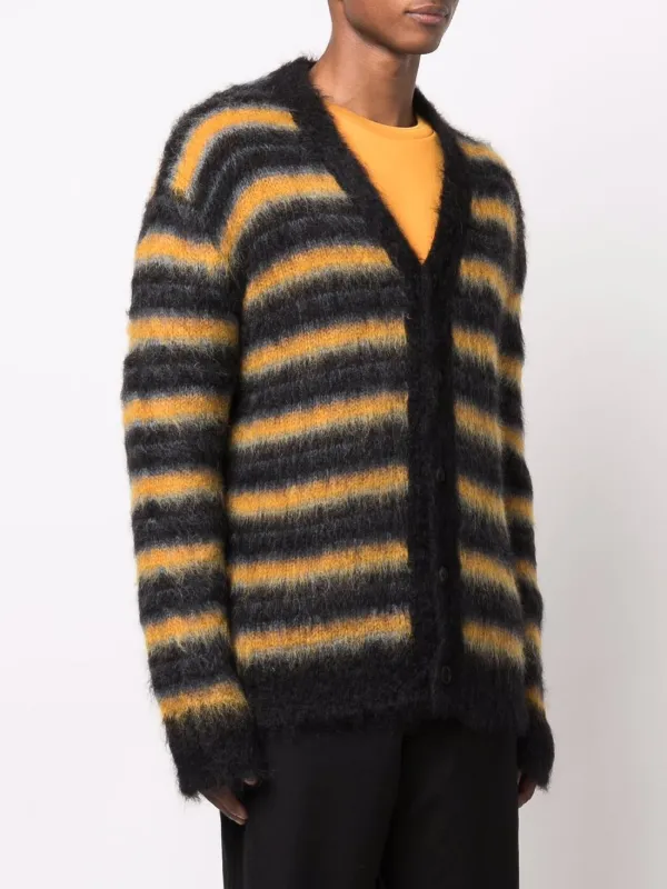 Marni stripe-pattern Cardigan - Farfetch