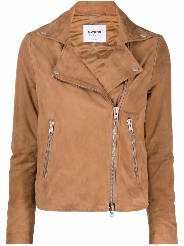 suede zip up jacket