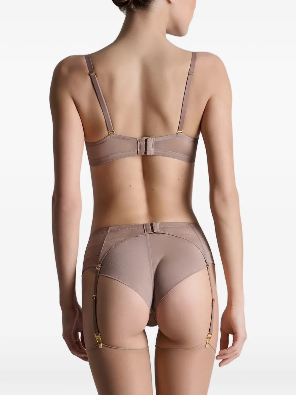  Maison Close Klassischer Strumpfhalter   Braun 