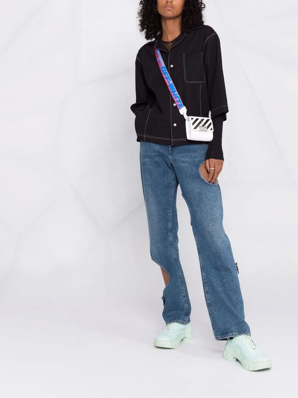 фото Off-white мини-сумка diag