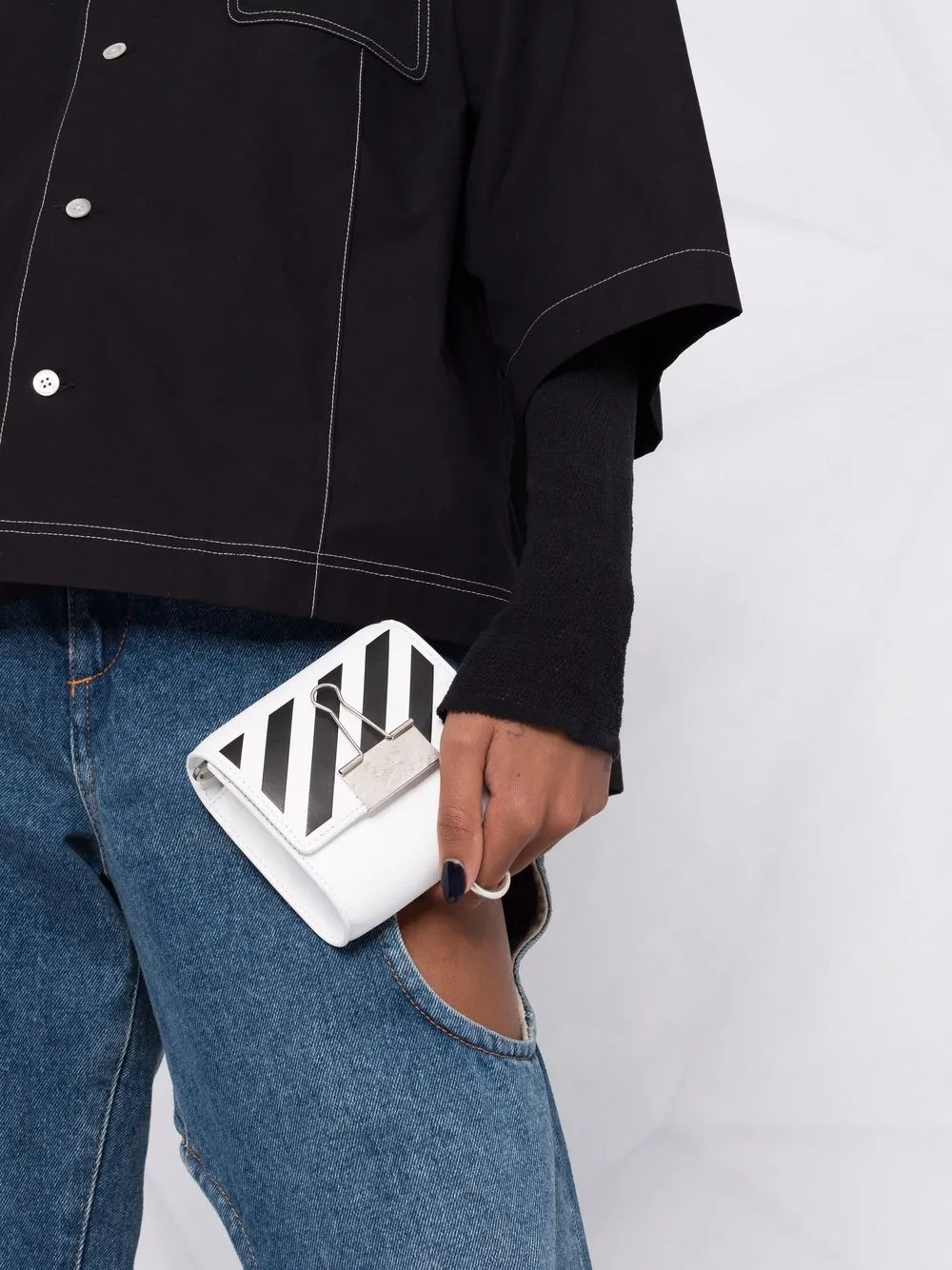 фото Off-white мини-сумка diag