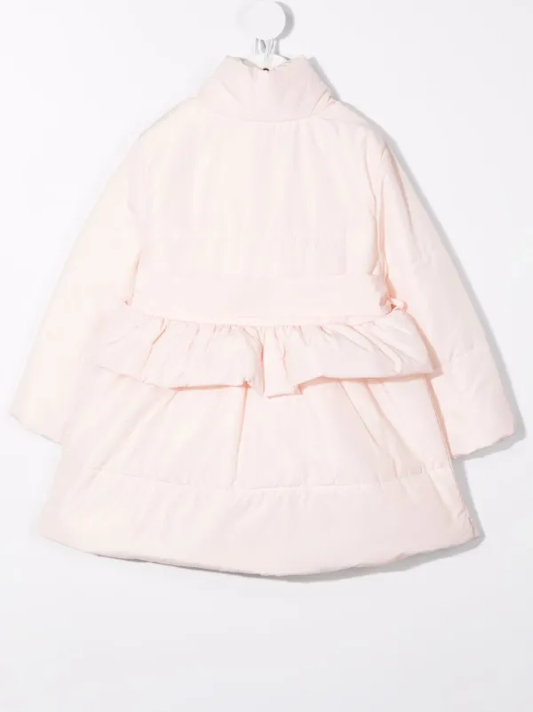 peplum raincoat