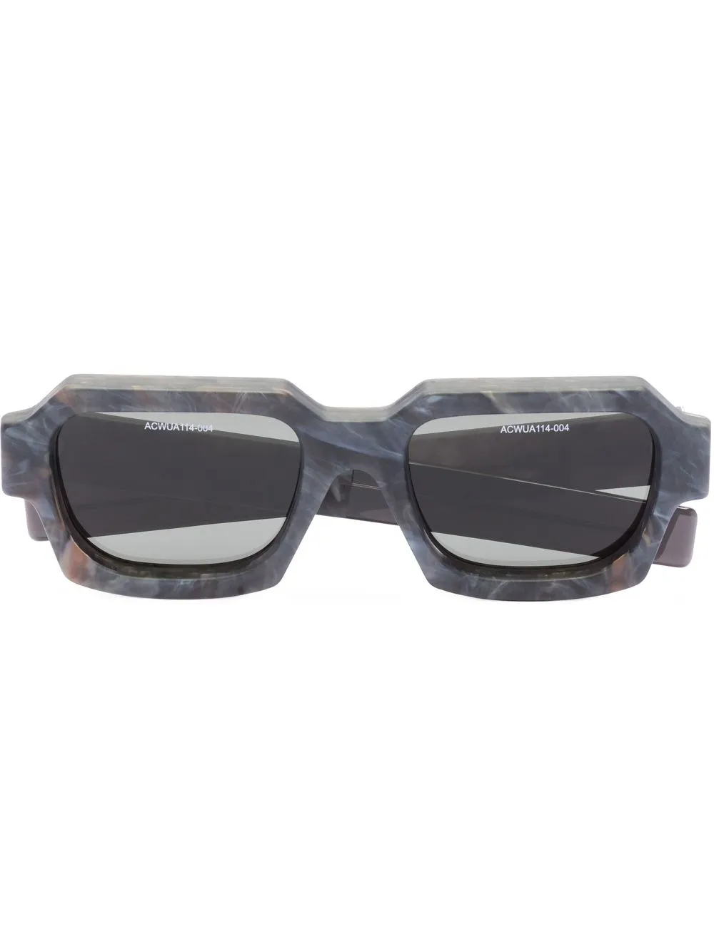 

A-COLD-WALL* marbled square-frame sunglasses - Grey