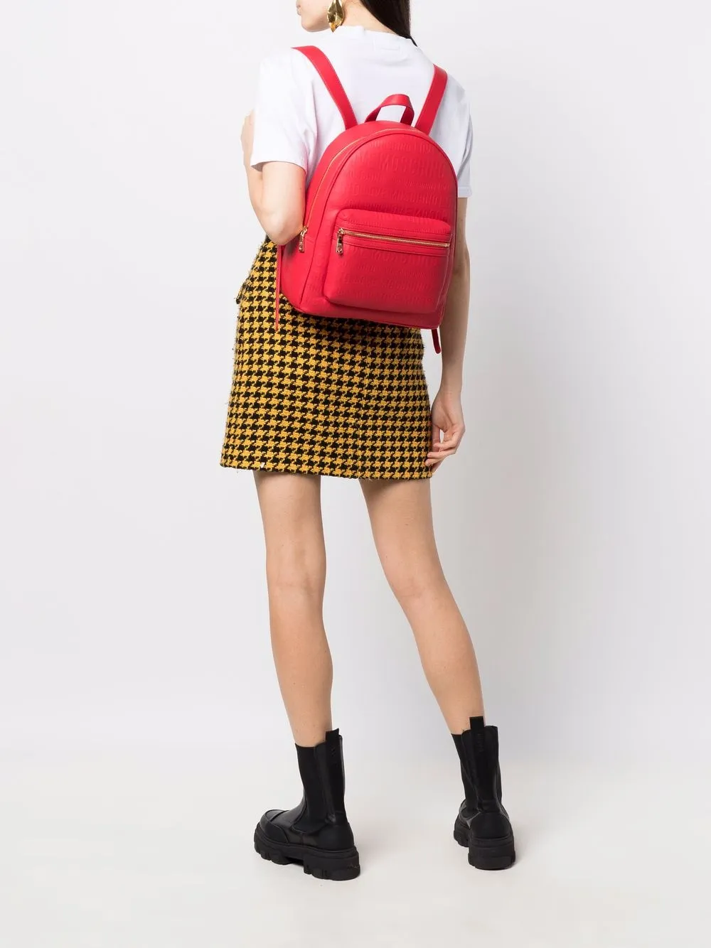 фото Love moschino рюкзак на молнии с тисненым логотипом