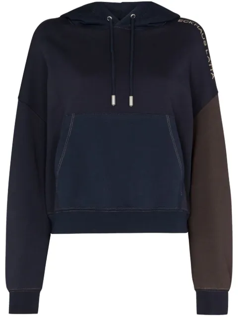 Eckhaus Latta 拼接棉连帽衫