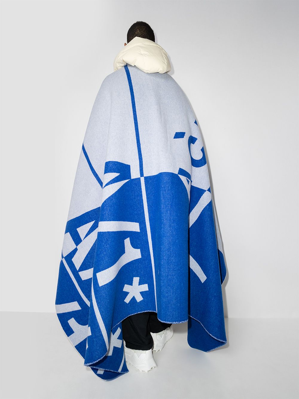 A-COLD-WALL* intarsia-knit Logo Blanket Scarf - Farfetch