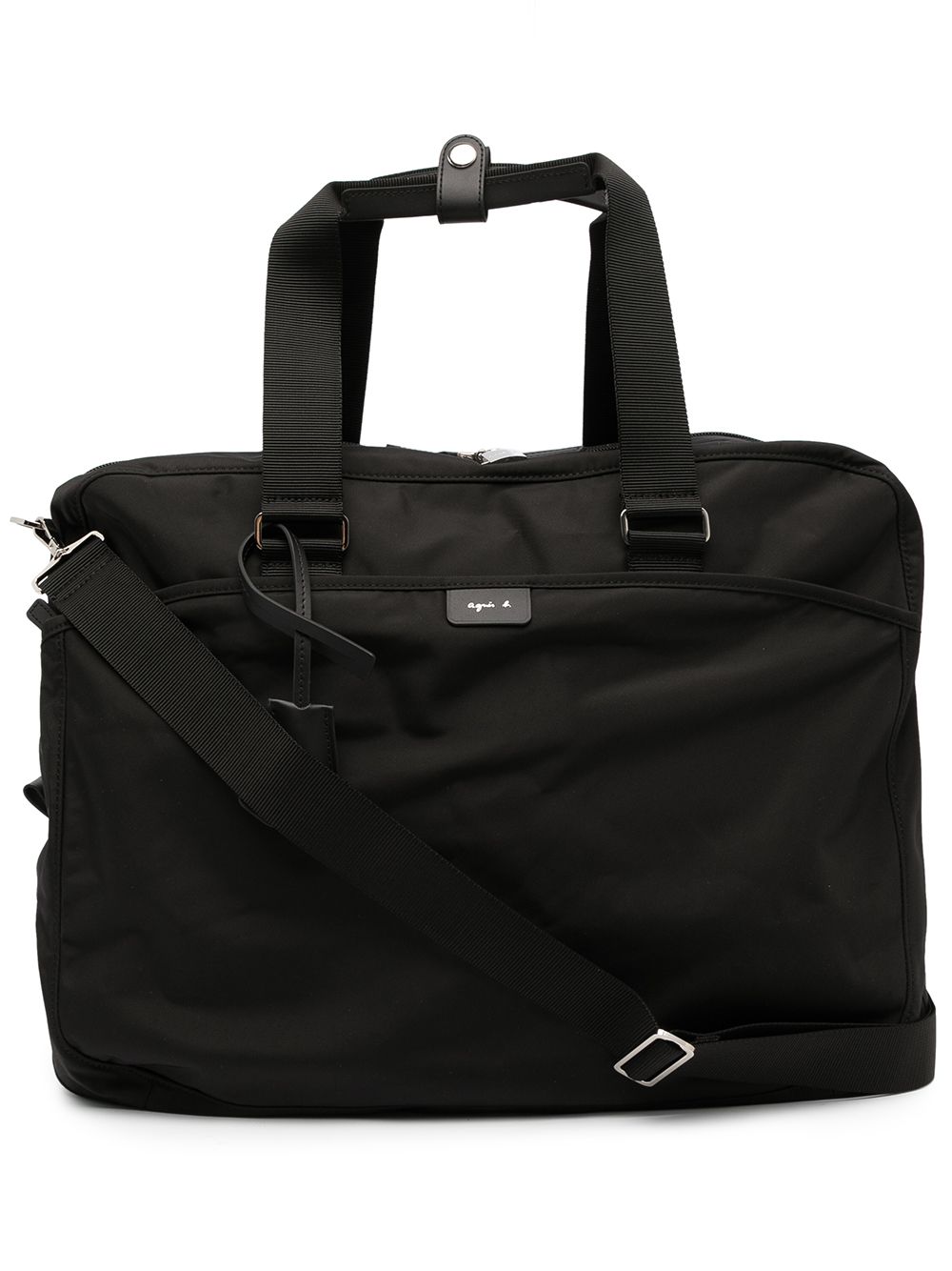 фото Agnès b. logo patch holdall