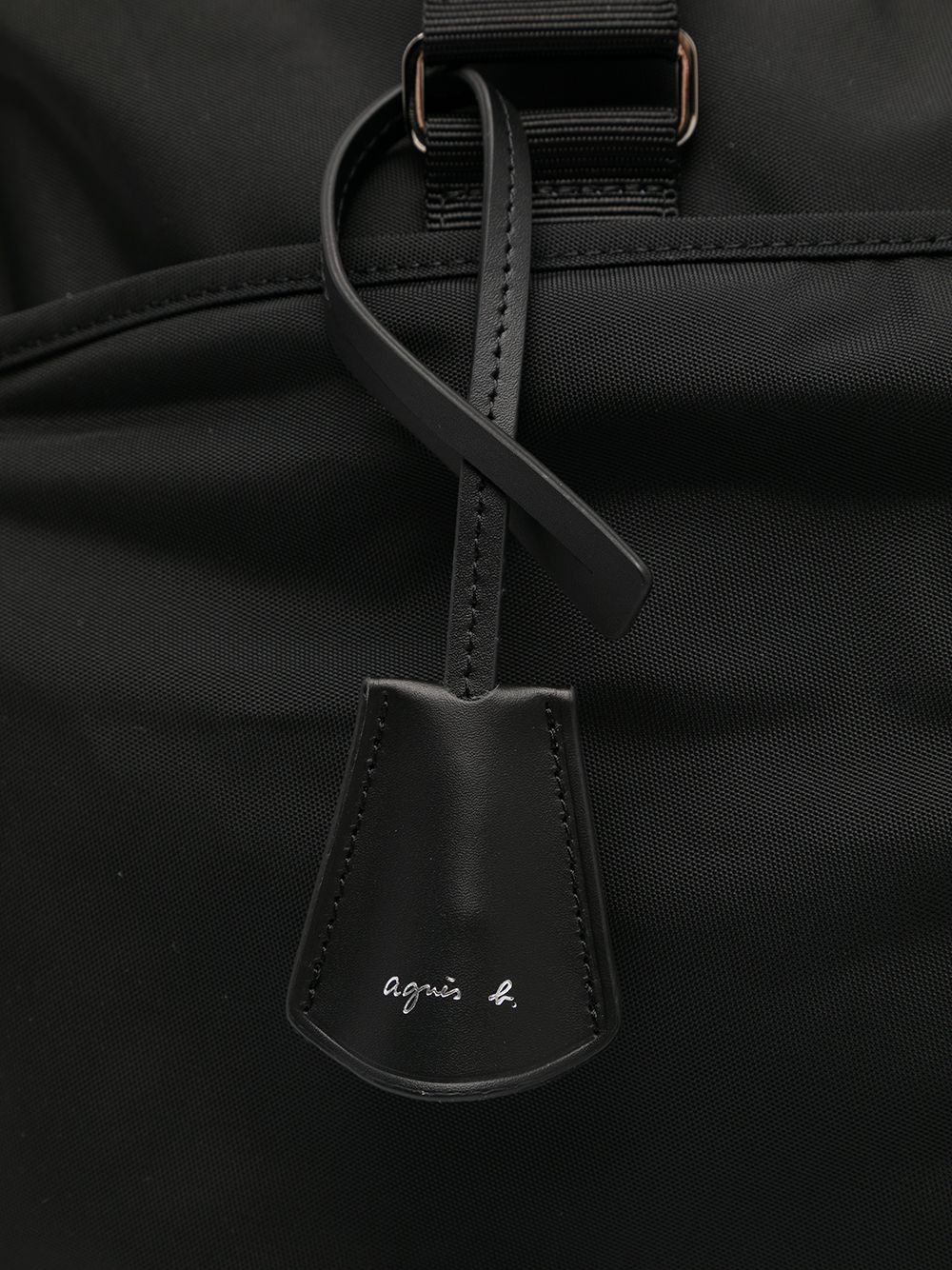 фото Agnès b. logo patch holdall