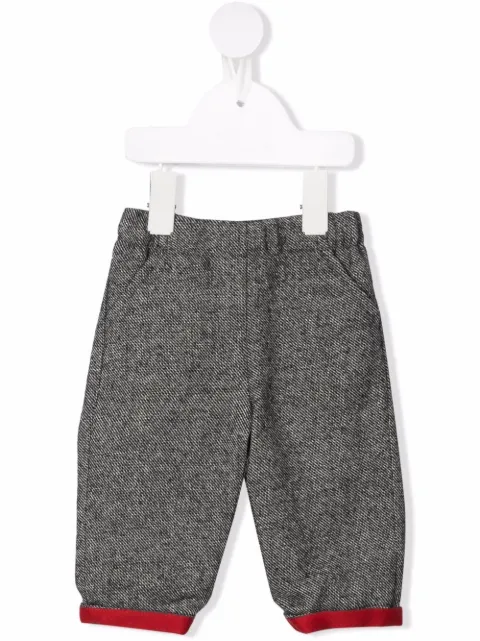 La Stupenderia pantalones tejidos con pretina elástica 