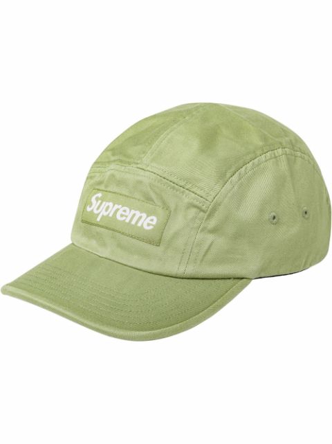 supreme washed chino twill camp cap olive