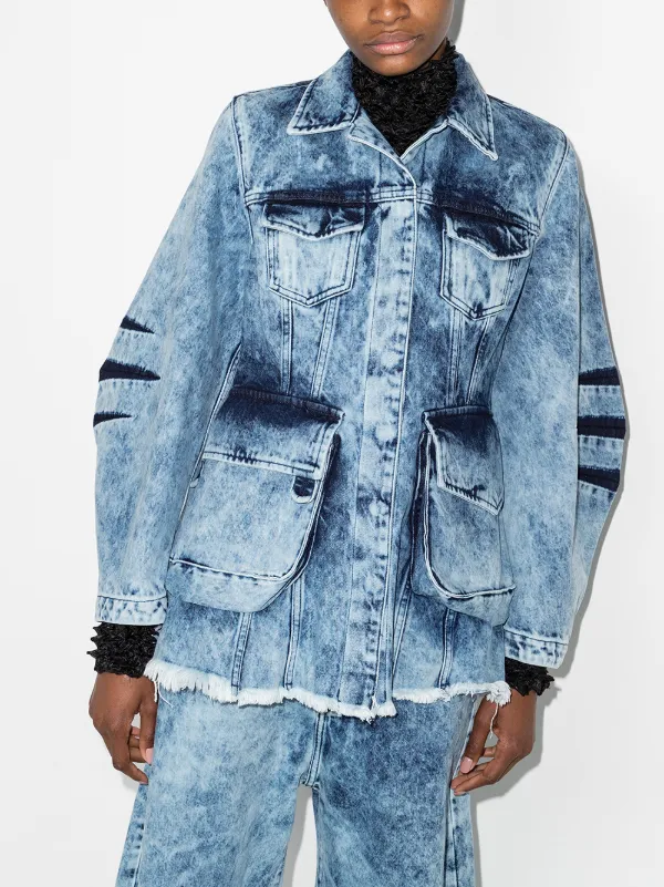 acid wash denim jacket