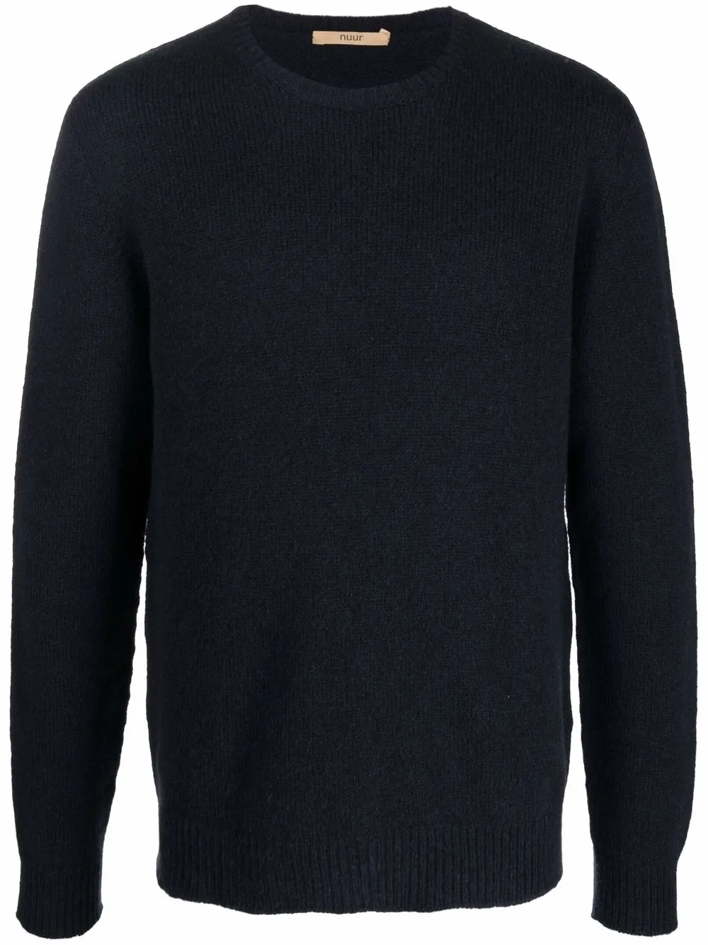 

Nuur crew-neck long-sleeve knitted jumper - Blue