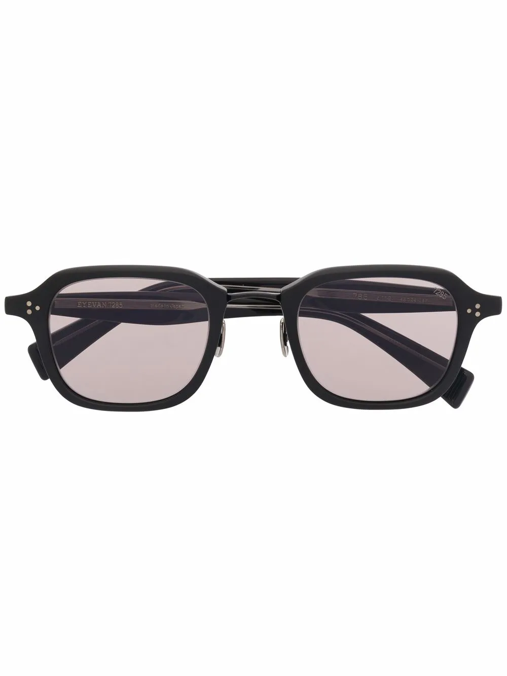 

Eyevan7285 logo square tinted sunglasses - Black
