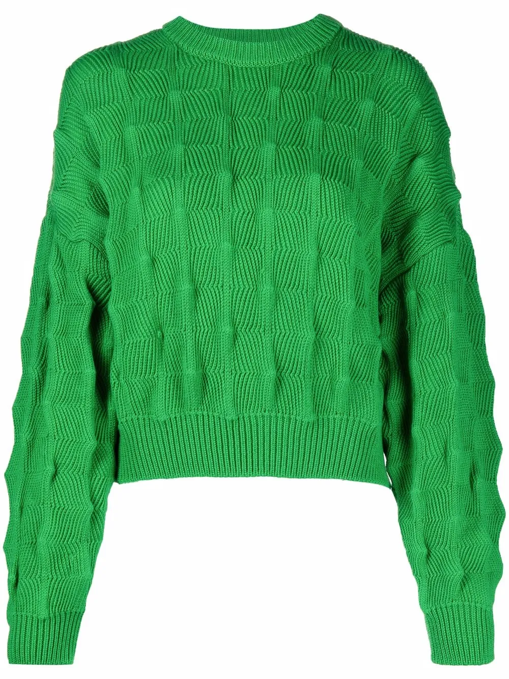 

Stella McCartney suéter tejido texturizado - Verde