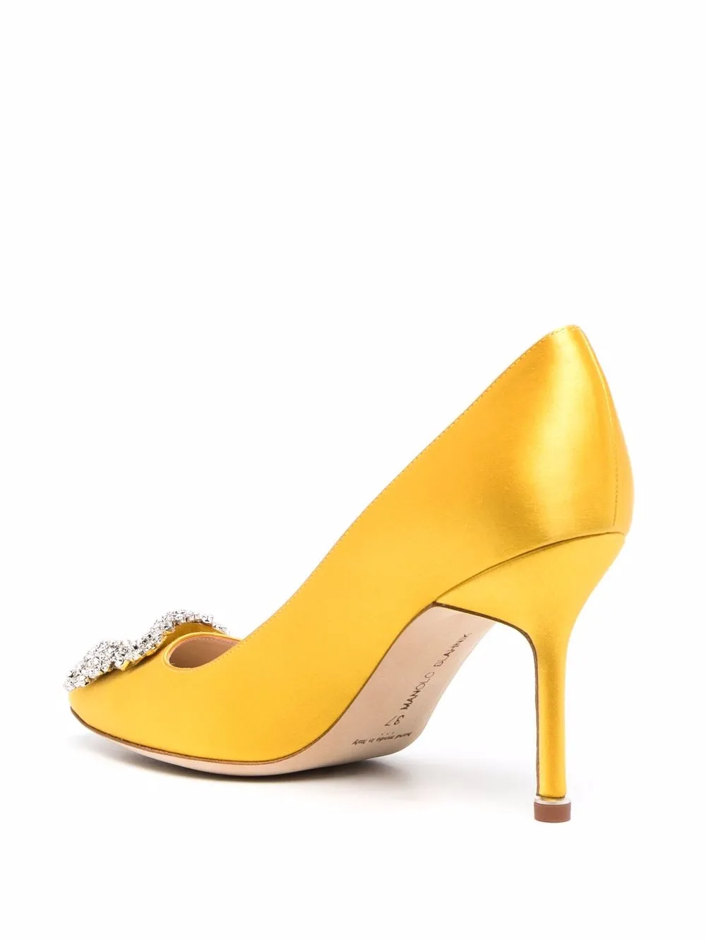 фото Manolo blahnik атласные туфли-лодочки hangisi