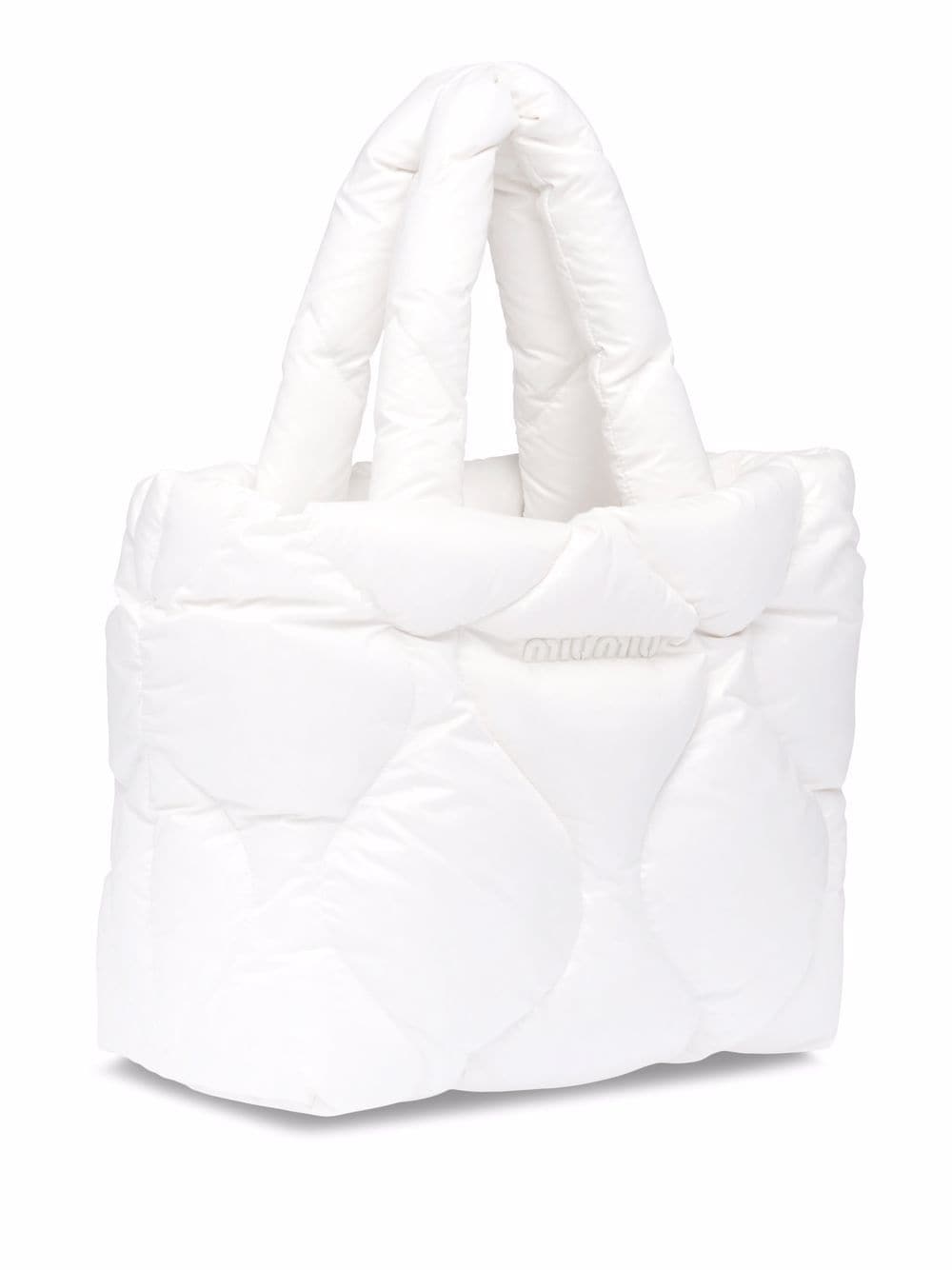 PRETTYLITTLETHING White Padded Tote Bag