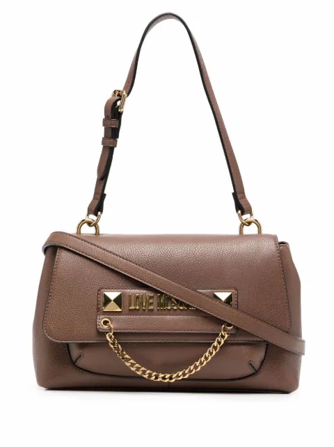Love Moschino Bolsa tote com detalhe de corrente