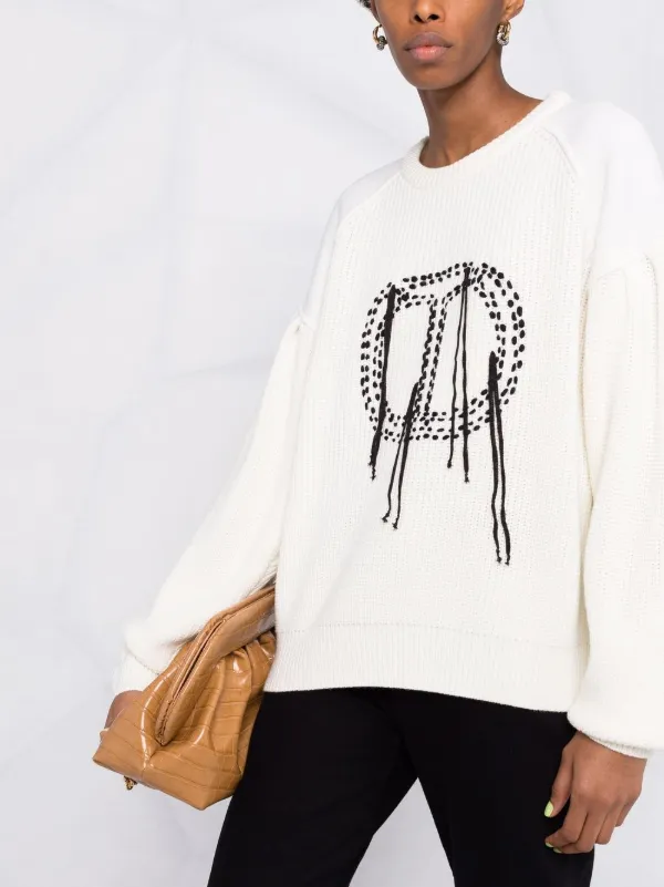 TWINSET contrast-stitch Detail Jumper 