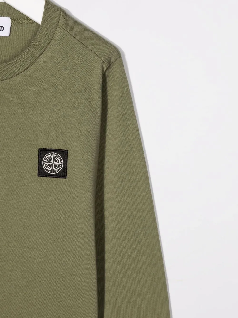 фото Stone island junior толстовка с нашивкой-логотипом