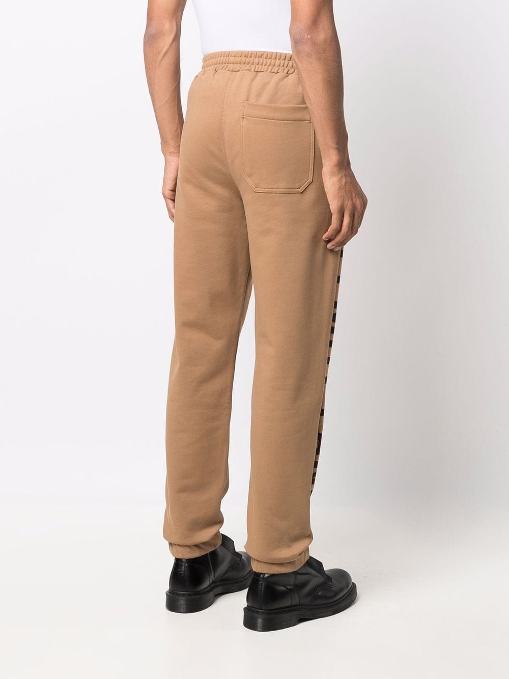 Shop Helmut Lang Logo-print Track Pants In Brown