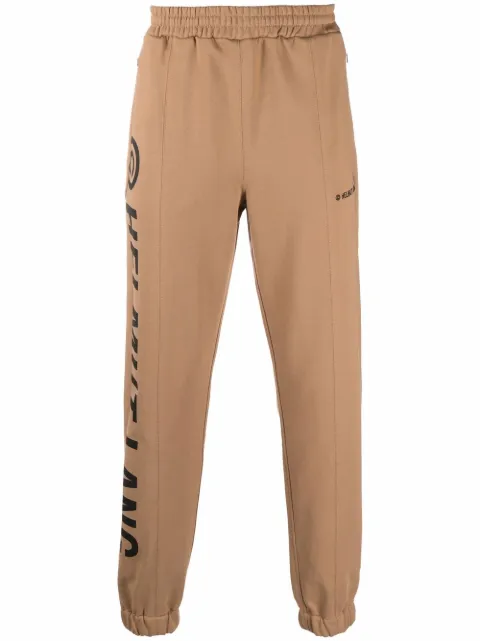 Helmut Lang logo-print track pants