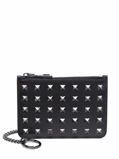 Valentino Garavani Rockstud-embellished cardholder