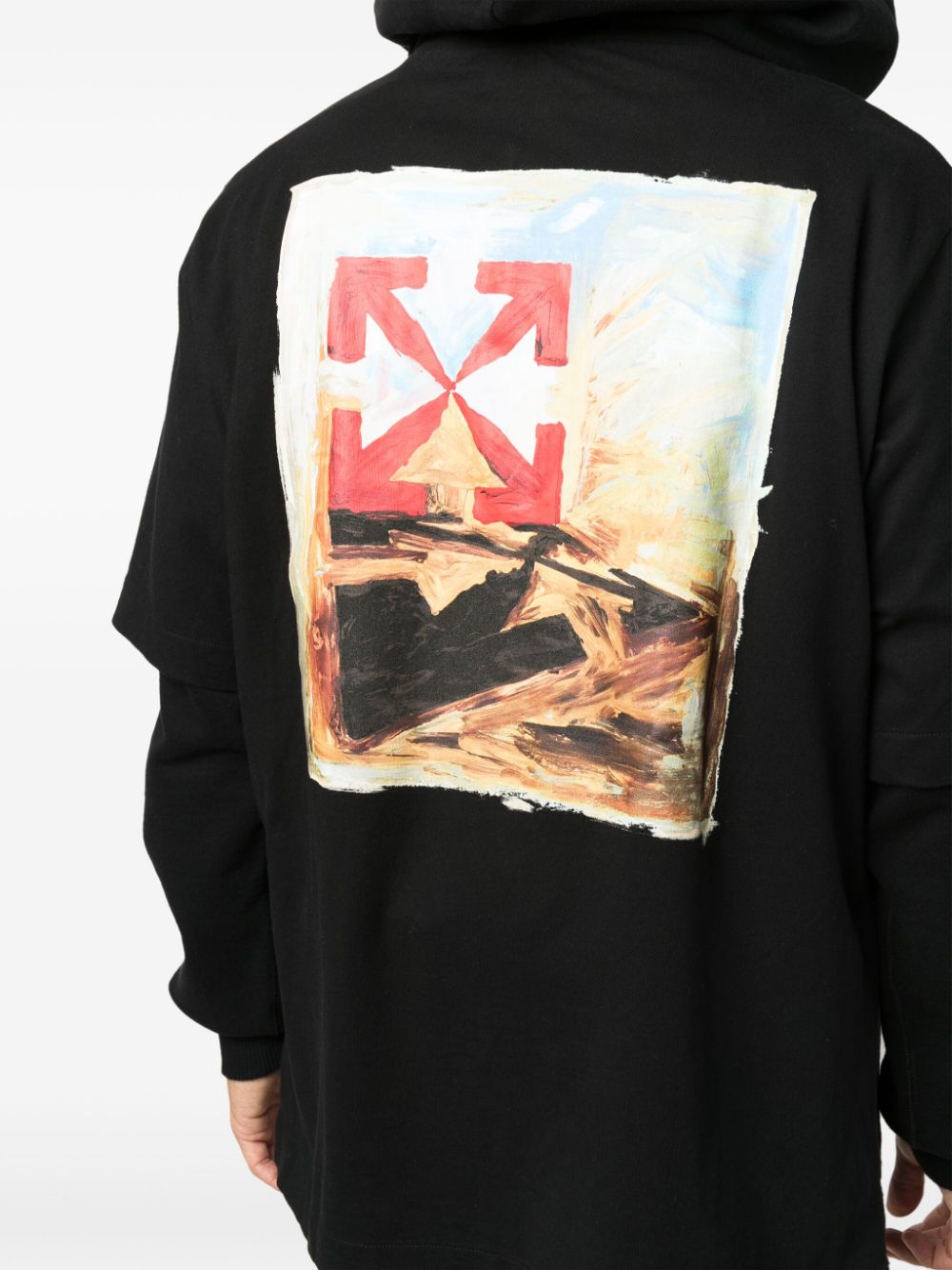 Off-White Arrows-print Hoodie - Farfetch