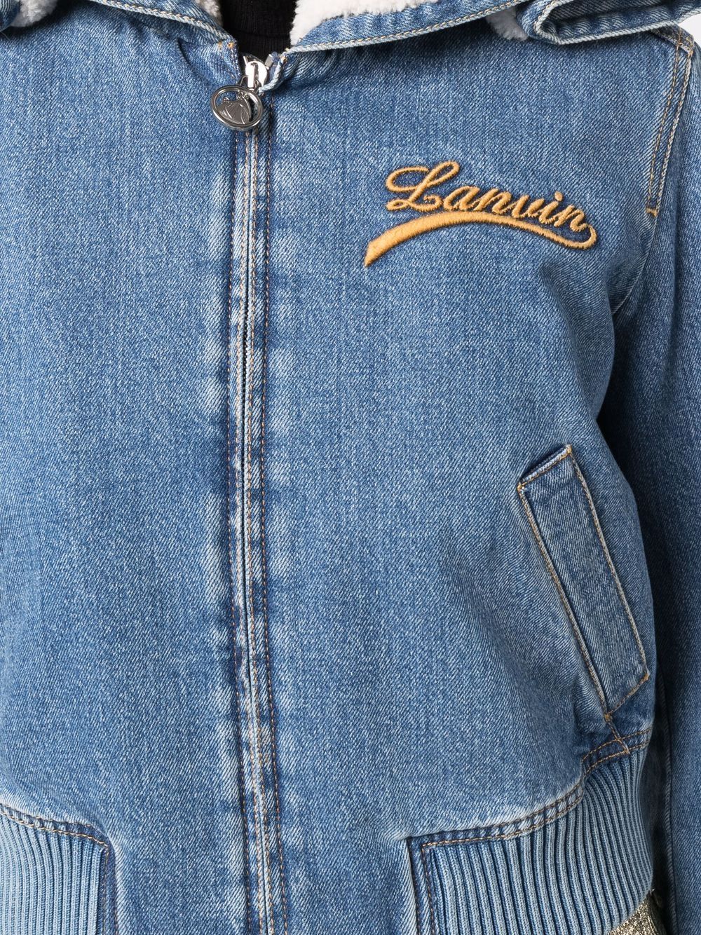 Lanvin Monogram Denim Jacket - Farfetch