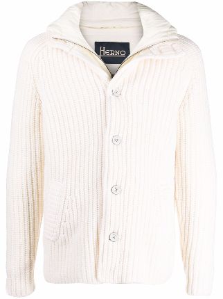 herno hooded cardigan