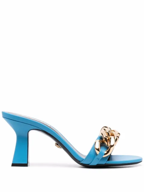Versace Medusa chain mules