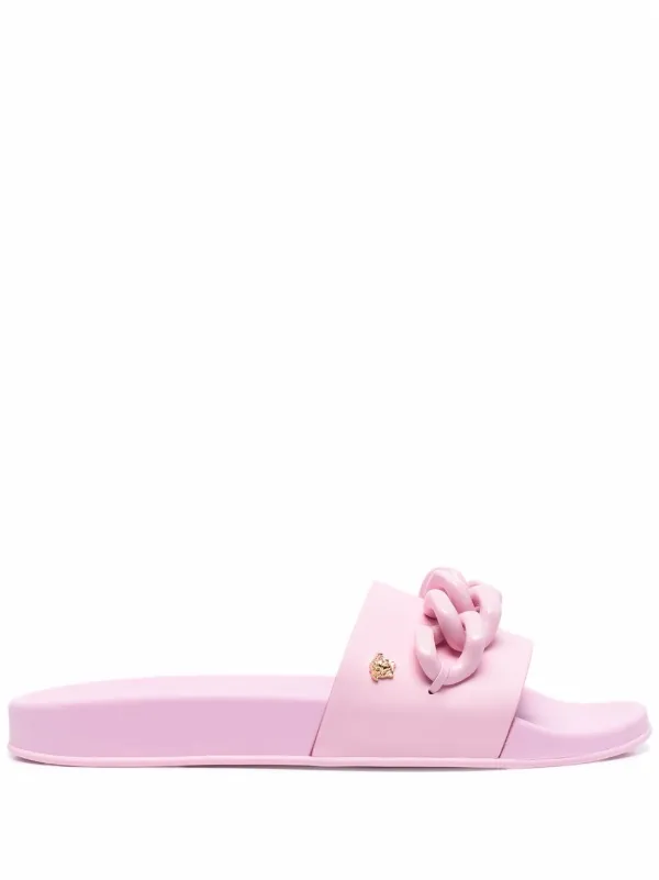 Versace Sandalias Con Detalle De Cadena - Farfetch