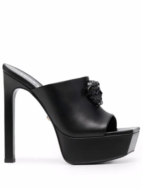 Versace La Medusa platform mules