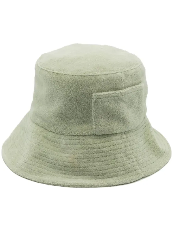 Lack Of Color Textured Wool Bucket Hat 