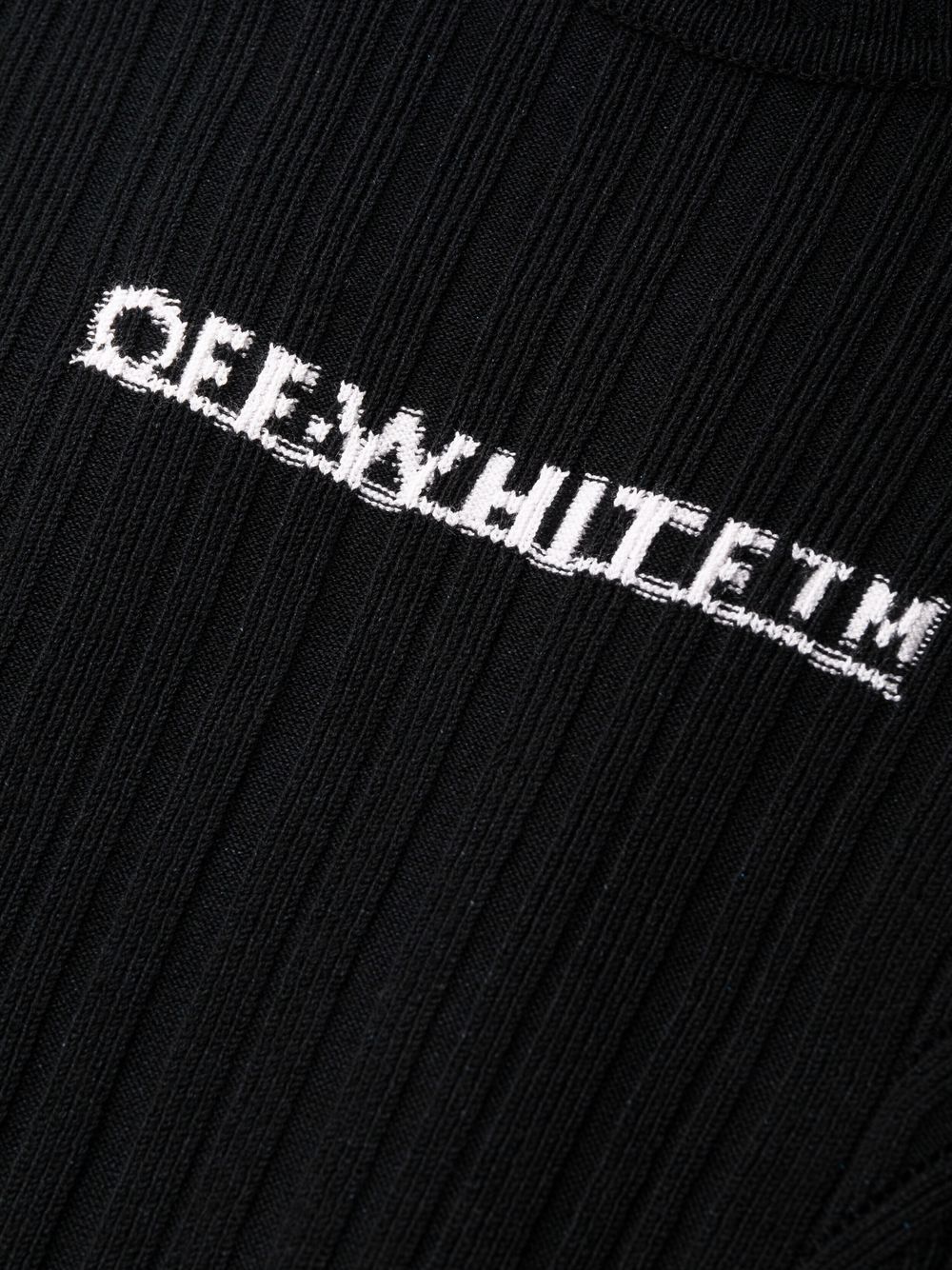 Off-White intarsia-logo dress Women