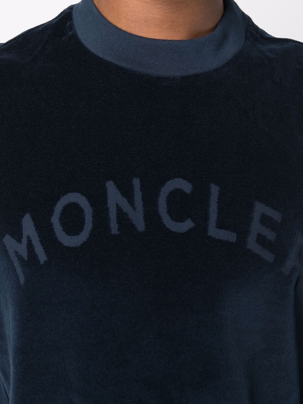фото Moncler толстовка с нашивкой-логотипом