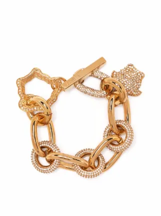 Versace ヴェルサーチェ メドゥーサ クリスタル ブレスレット