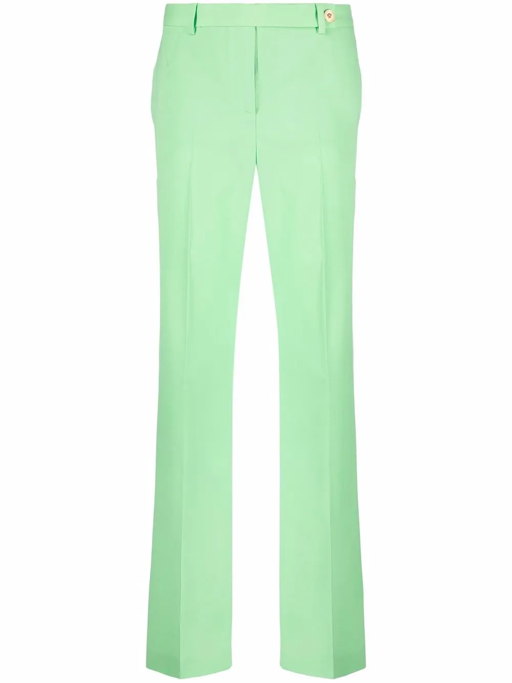 

Versace pantalones de vestir con tiro medio - Verde