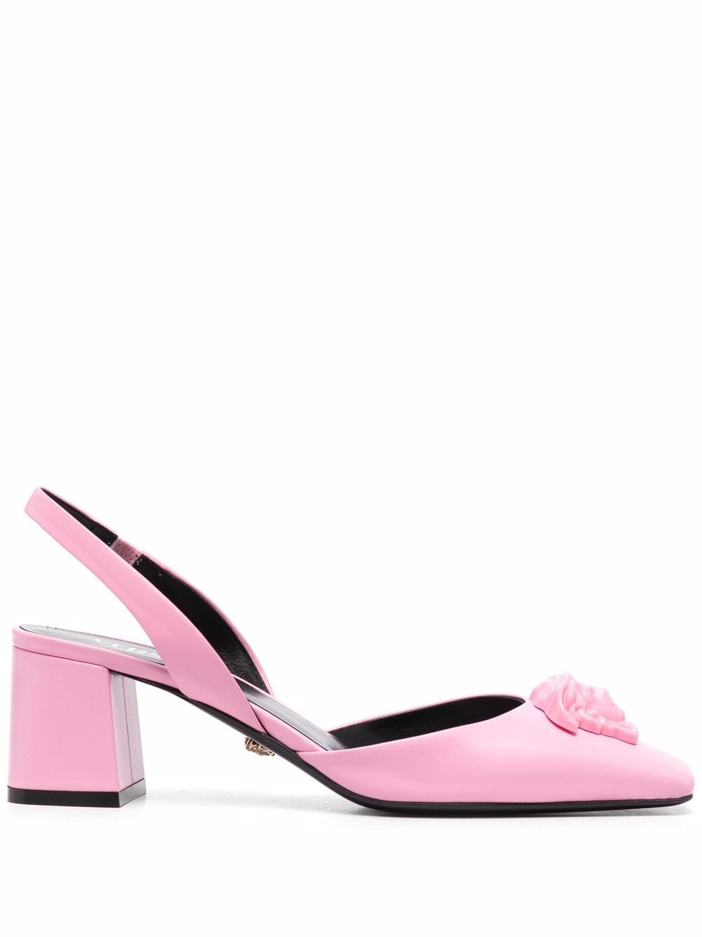 

Versace zapatillas Medusa Head con tacón de 60mm - Rosado