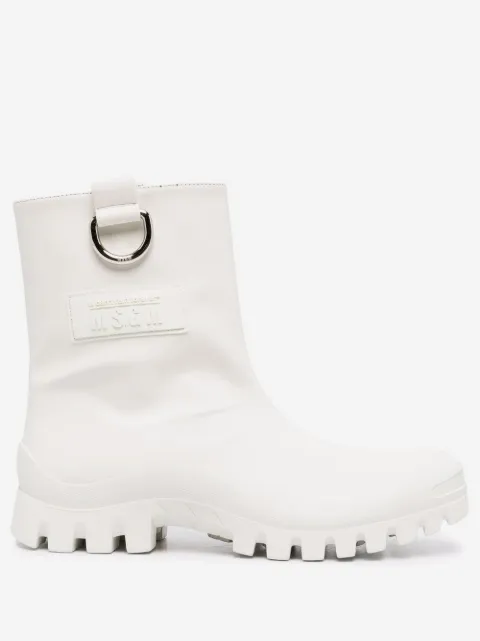 MSGM round-toe rain boots